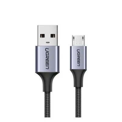 Ugreen kabel USB / Micro USB 2.4A 2m, šedý (60148)