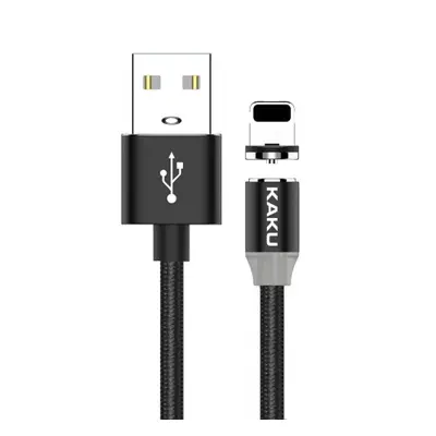 KAKU Magnetic kabel USB / Lightning 3A 1m, černý (KSC-306)