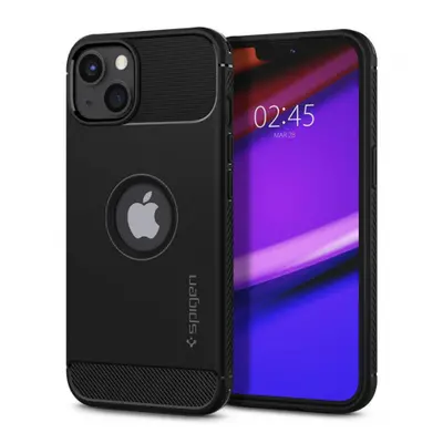 Spigen Rugged Armor silikonový kryt na iPhone 13, černý (ACS03518)