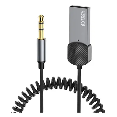 Tech-Protect Ultraboost bluetooth audio adaptér 3.5mm jack, šedý