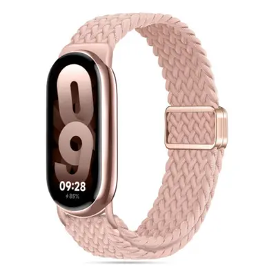 Tech-Protect Nylonmag řemínek na Xiaomi Smart Band 8 / 9 / NFC, dusty rose