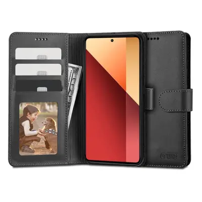 Tech-Protect Wallet knížkové pouzdro na Xiaomi Redmi Note 13 Pro 4G / Poco M6 Pro 4G, černé