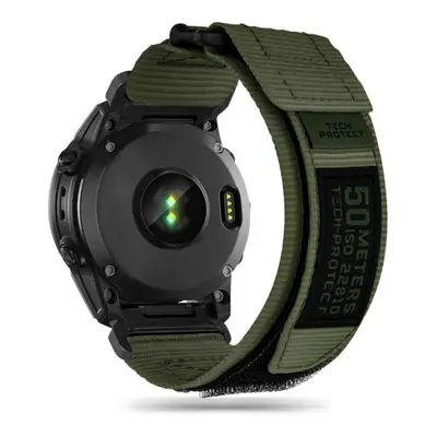 Tech-Protect Scount Pro řemínek na Garmin Fenix 5 / 6 / 6 Pro / 7 / 8 47mm / E, military green