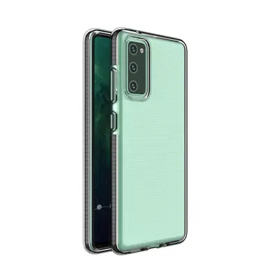 MG Spring Case silikonový kryt na Samsung Galaxy A72 4G, černý