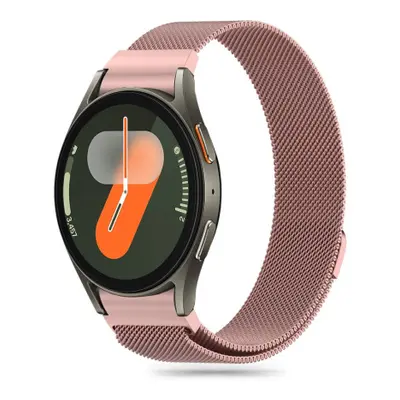 Tech-Protect Milanese řemínek na Samsung Galaxy Watch 4 / 5 / 5 Pro / 6 / 7 / FE, rose gold