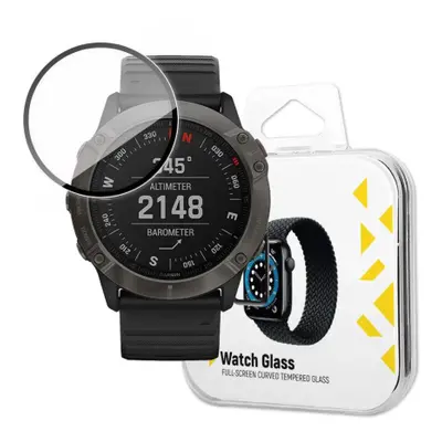 MG Watch Glass Hybrid ochranné sklo na Garmin Fenix 6 Pro, černé