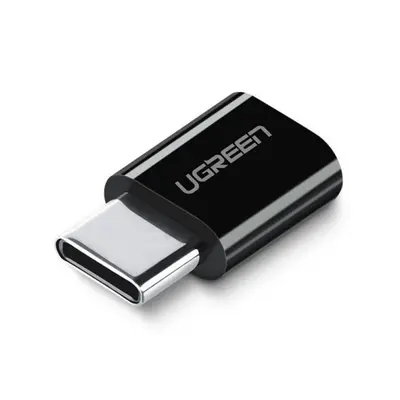 Ugreen adaptér Micro USB / USB-C, černý (30391)