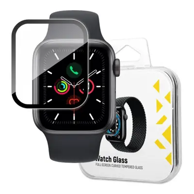 MG Watch Glass Hybrid ochranné sklo na Apple Watch 4/5/6/SE 40mm, černé