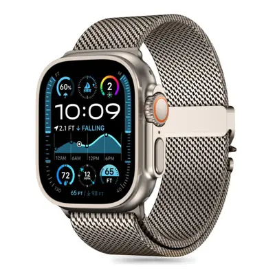 Tech-Protect Milano řemínek na Apple Watch 44/45/46/49mm, titanium