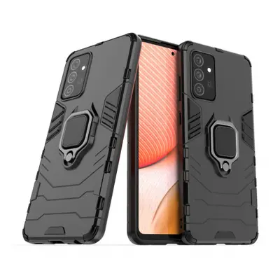 MG Ring Armor plastový kryt na Samsung Galaxy A72 4G, černý