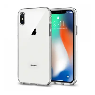 Spigen Liquid Crystal gumené pouzdro na iPhone X/XS, průsvitné (063CS25110)