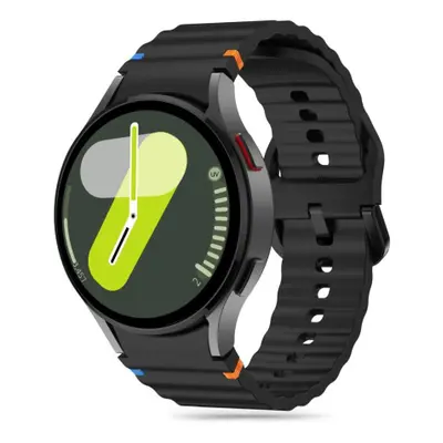 Tech-Protect Silicone Sport řemínek na Samsung Galaxy Watch 4 / 5 / 5 Pro / 6 / 7 / FE, black