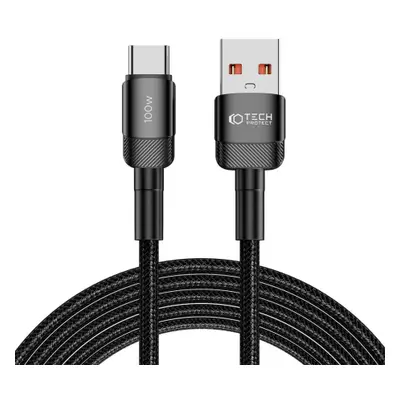 Tech-Protect Ultraboost Evo kabel USB / USB-C 100W 5A 3m, černý