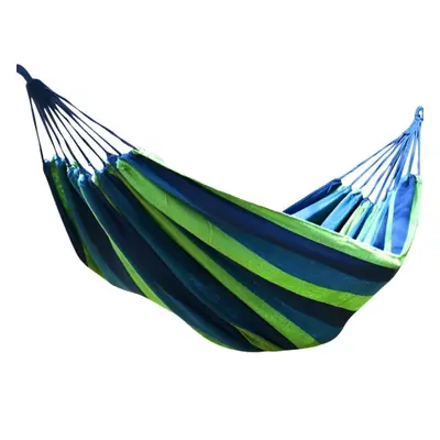 LIVEFY Hammock houpací síť 260x150cm, modrá/zelená