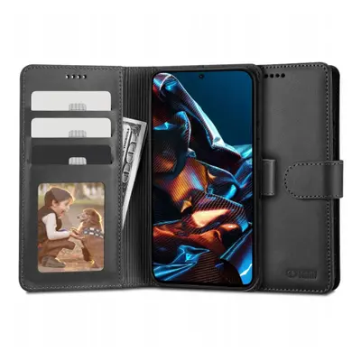 Tech-Protect Wallet knížkové pouzdro na Xiaomi Redmi Note 12 Pro / Poco X5 Pro 5G, černé