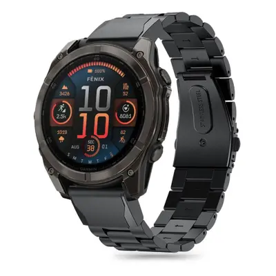 Tech-Protect Stainless řemínek na Garmin Fenix 5 / 6 / 6 Pro / 7 / 8 47mm / E, black