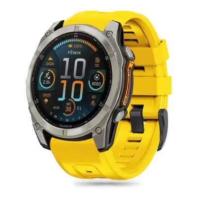 Tech-Protect Silicone řemínek na Garmin Fenix 5 / 6 / 6 Pro / 7 / 8 47mm / E / 8 47mm, yellow