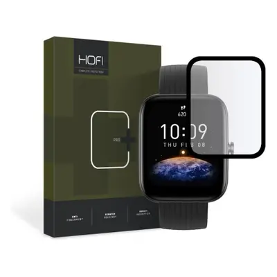 HOFI Hybrid ochranné sklo na Amazfit Bip 3 / 3 Pro, černé