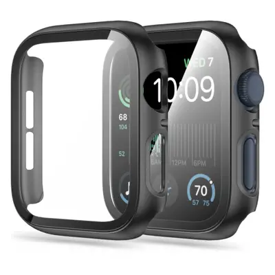 Tech-Protect Defense 360 pouzdro s ochranným sklem na Apple Watch 4/5/6/SE 44mm, černé