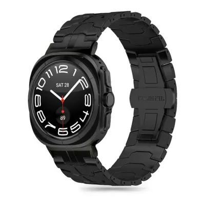 Tech-Protect Stainless Line řemínek na Samsung Galaxy Watch Ultra 47mm, black