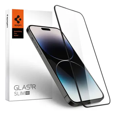 Spigen Glas.Tr Slim Full Cover ochranné sklo na iPhone 14 Pro, černé (AGL05221)