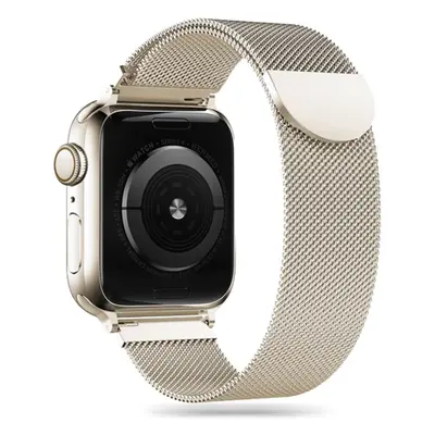 Tech-Protect Milanese řemínek na Apple Watch 42/44/45/49mm, starlight