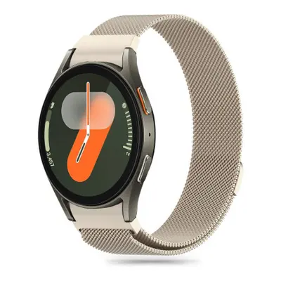 Tech-Protect Milanese řemínek na Samsung Galaxy Watch 4 / 5 / 5 Pro / 6 / 7 / FE, starlight