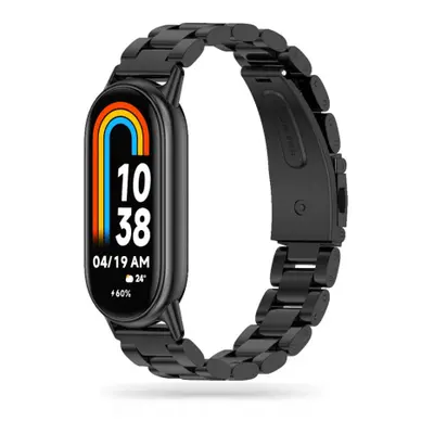 Tech-Protect Stainless řemínek na Xiaomi Smart Band 8 / 9, black