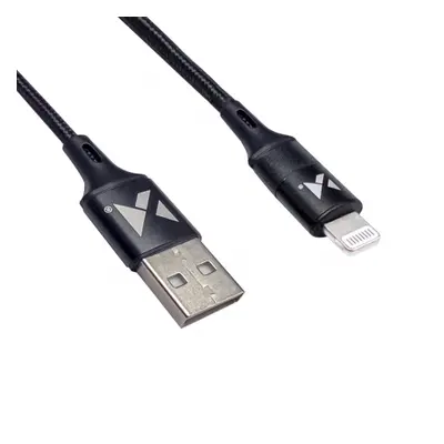 MG kabel USB / Lightning 2.4A 2m, černý (WUC-L2B)