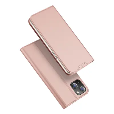 Dux Ducis Skin Pro knížkové pouzdro na iPhone 15 Plus, růžové