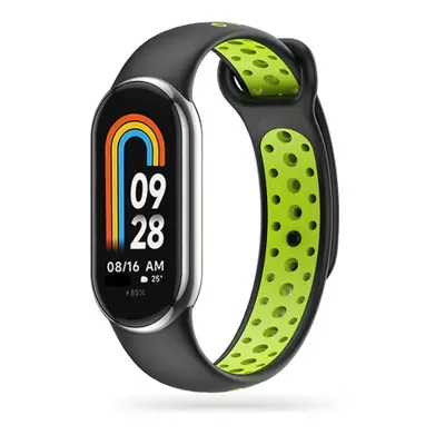 Tech-Protect Softband řemínek na Xiaomi Smart Band 8 / 9, black/lime