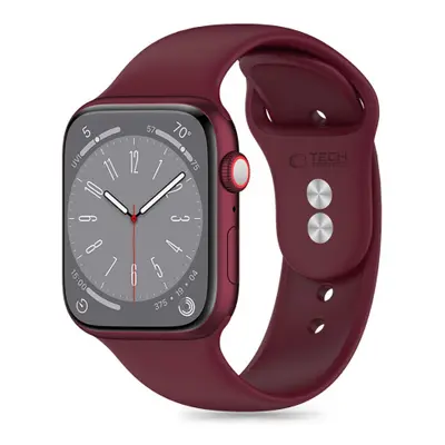 Tech-Protect Silicone řemínek na Apple Watch 42/44/45/49mm, mulberry