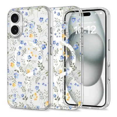 Tech-Protect Magmood MagSafe kryt na iPhone 16, spring flowers