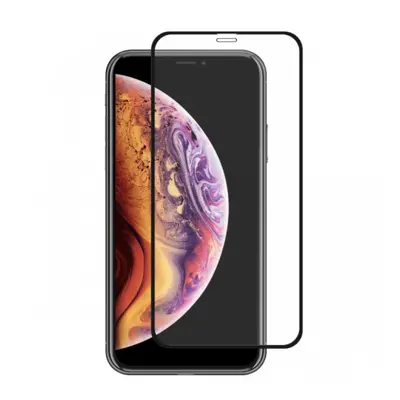 MG Hard Full Glue ochranné sklo na iPhone XR, černé