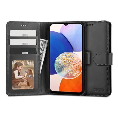 Tech-Protect Wallet knížkové pouzdro na Samsung Galaxy A14 4G / 5G, černé