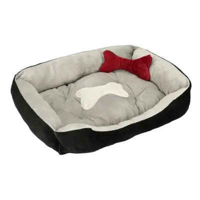 MG Dog Bed pelíšek pro psy a kočky 60x45cm, sivá černá