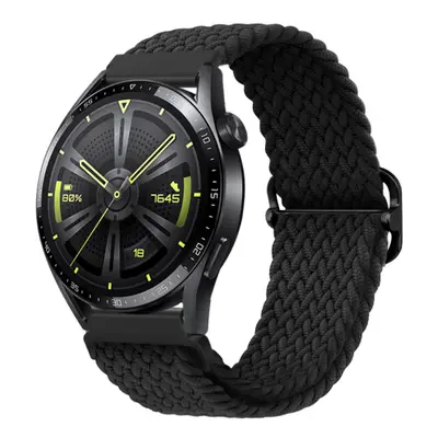 BStrap Elastic Nylon řemínek na Huawei Watch GT2 Pro, black (SSG025C0106)