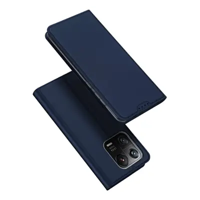 Dux Ducis Skin Pro knížkové kožené pouzdro na Xiaomi 13 Pro, modré