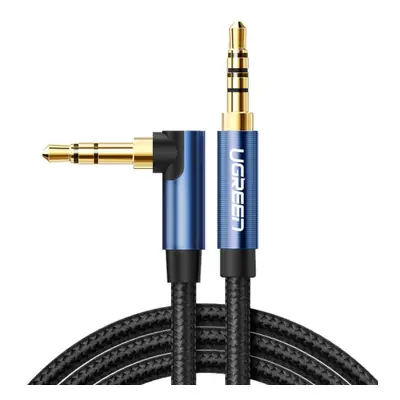 Ugreen AV112 audio kabel 3.5mm mini jack M/M 2m, modrý (AV112)