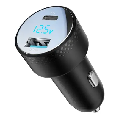 Joyroom JR-CCD01 autonabíječka USB / USB-C 53W, černá