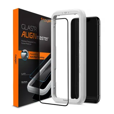 Spigen Glas.Tr Full Cover tvrzené sklo na iPhone 11 / XR, černé (AGL00106)