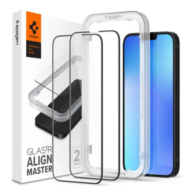 Spigen Glas.Tr Full Cover 2x ochranné sklo na iPhone 13 Pro Max / 14 Plus / 15 Plus, černé