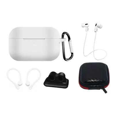 MG Case set příslušenství na Apple Airpods Pro 1/2, bílé