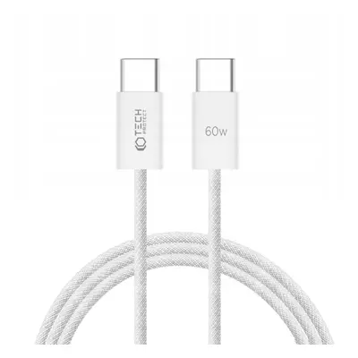 Tech-Protect Ultraboost kabel USB-C / USB-C PD 60W 3A 2m, bílý