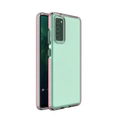 MG Spring Case silikonový kryt na Samsung Galaxy A72 4G, světlorůžový