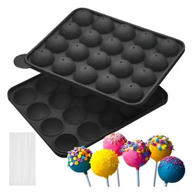 MG Cake Pops silikonová forma na sušenky, černá