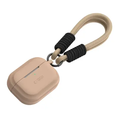 Tech-Protect Silicone Rope pouzdro na Apple Airpods Pro 1 / 2, světlohnědé