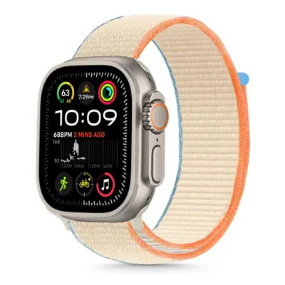 Tech-Protect Nylon řemínek na Apple Watch 40/41/42mm, cream