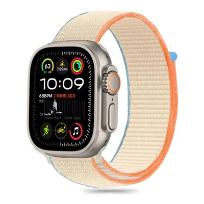 Tech-Protect Nylon řemínek na Apple Watch 44/45/46/49mm, cream