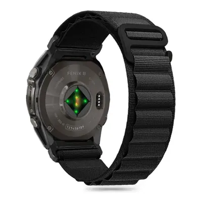 Tech-Protect Nylon Pro řemínek na Garmin Fenix 5 / 6 / 6 Pro / 7 / 8 47mm / E, black